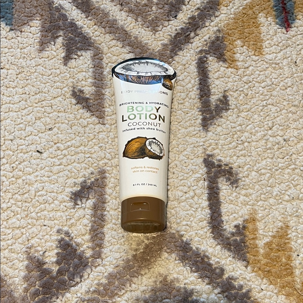 Coconut Infused Body Lotion - Cream and Brown